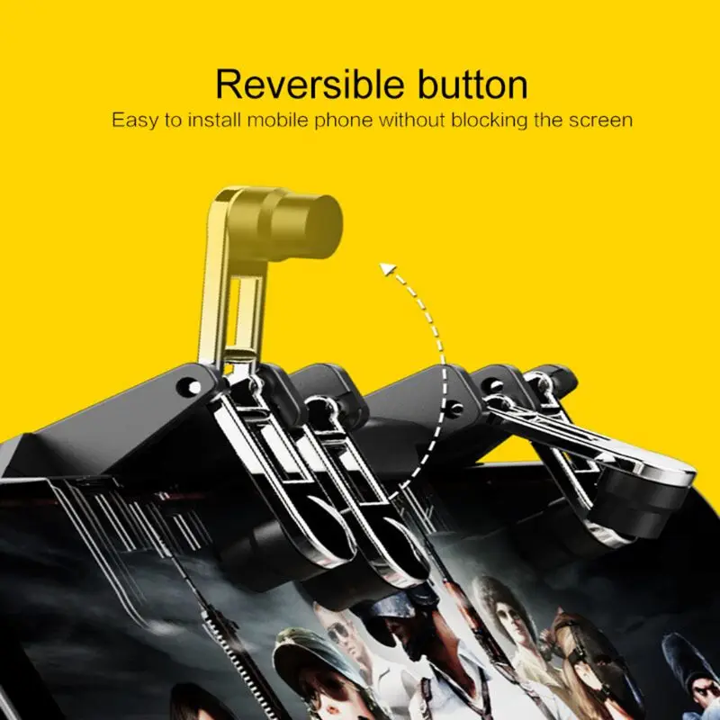  AK66 Six Finger All-in-One Mobile Game Controller Free Fire Key Button Joystick Gamepad L1 R1 Trigg