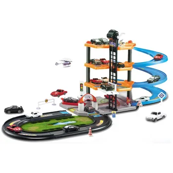 

3D Car Racing Track Toys Car Parking Lot Assemble Railway Rail Car Toy DIY Slot Model Toys for Kids Children Birthday