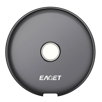 

EAGET FM1 Fingerprint Encrypted Mobile SSD, 1TB Memory Type-C3.1 Interface High-Speed Transmission Mobile Hard Disk