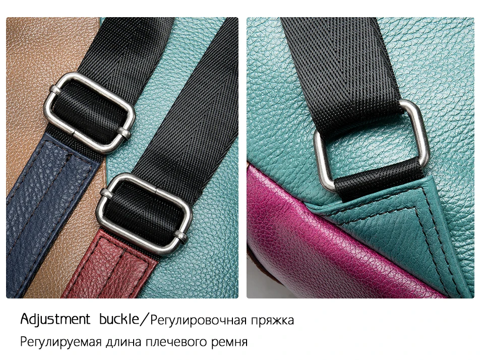Кожаный женский рюкзак WESTAL из натуральной кожи, рюкзак для путешествий для ноутбука, школьные сумки в стиле ретро, Женский винтажный рюкзак 008