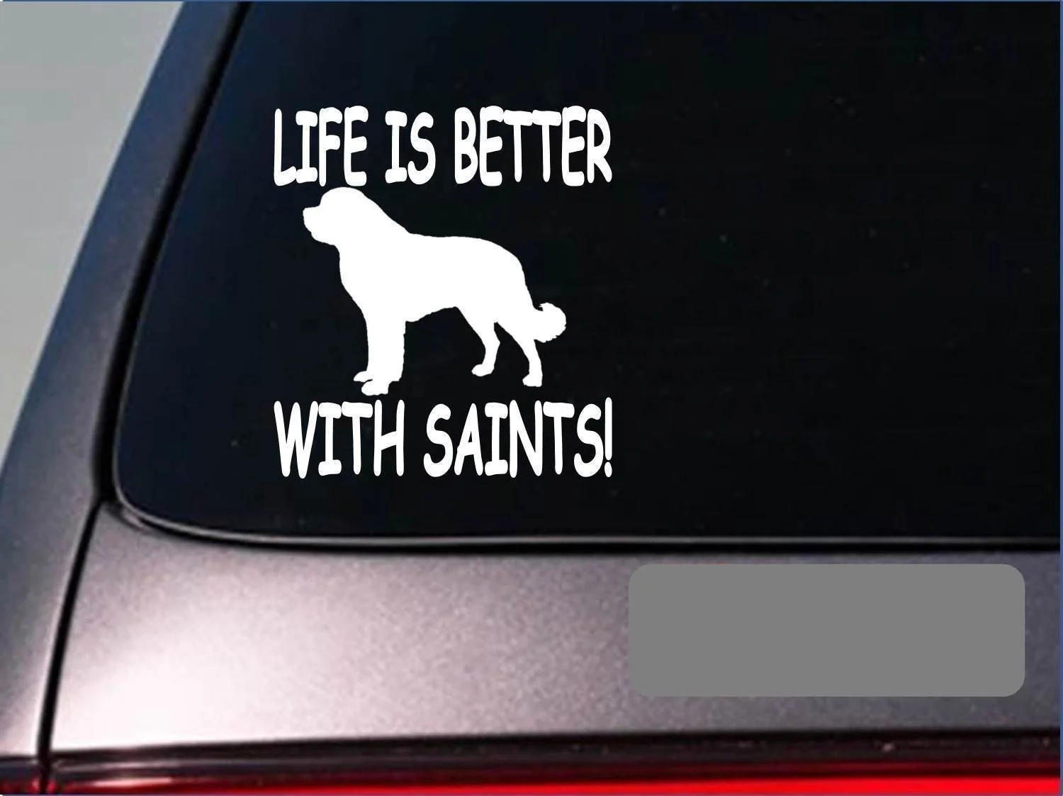 Жизнь лучше со стикерами saints наклейка st. bernard st keg стикер на окно
