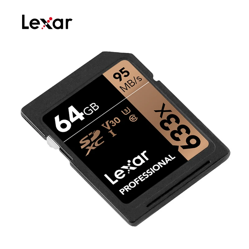Lexar 633x SDHC/SDXC UHS-I карты 95 Мб 16 ГБ 32 ГБ 64 ГБ 128 ГБ 256 ГБ 512 Гб класс 10 карта памяти SD для камеры 1080p full-HD 3D 4K