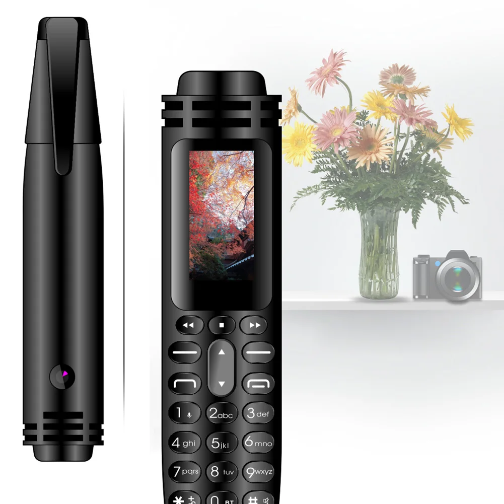 Новая мини Bluetooth Dialer ручка крошечный экран Поддержка SIM TF карты мобильный телефон
