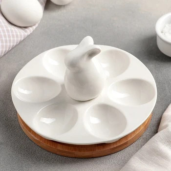 

Egg stand "Bunny", 19.2×11×3.6 cm, 6 cells