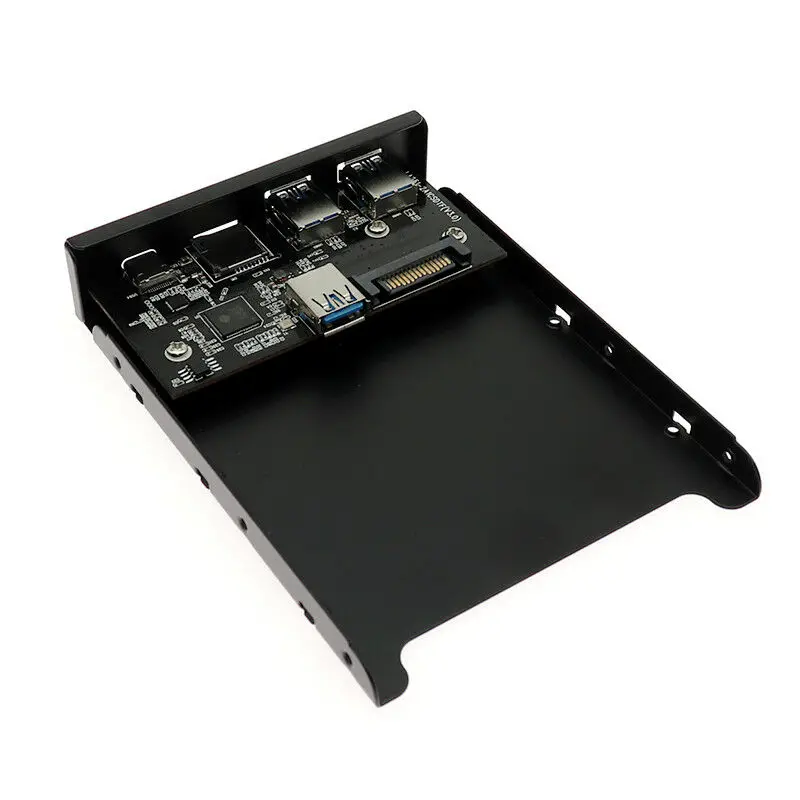 Горячий Тип C Передняя панель концентратор двойной Usb 3,0 порт+ SD/TF кард-ридер+ Тип C до 20Pin для компьютера чехол