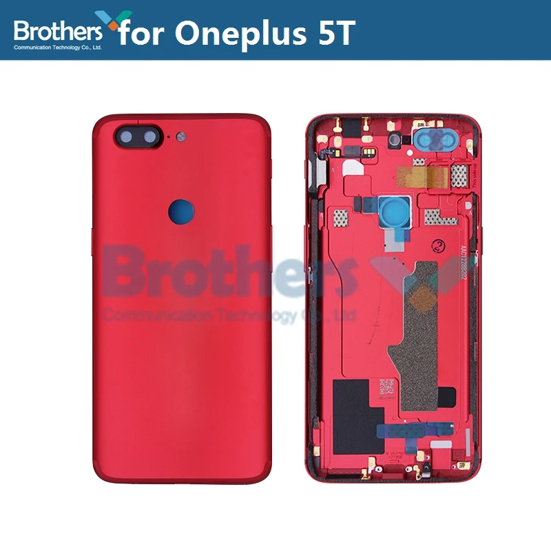 Задняя крышка для Oneplus 5 5T A5000 A5010 корпус батареи со стеклянным объективом для камеры Oneplus5T запасной чехол для двери батареи