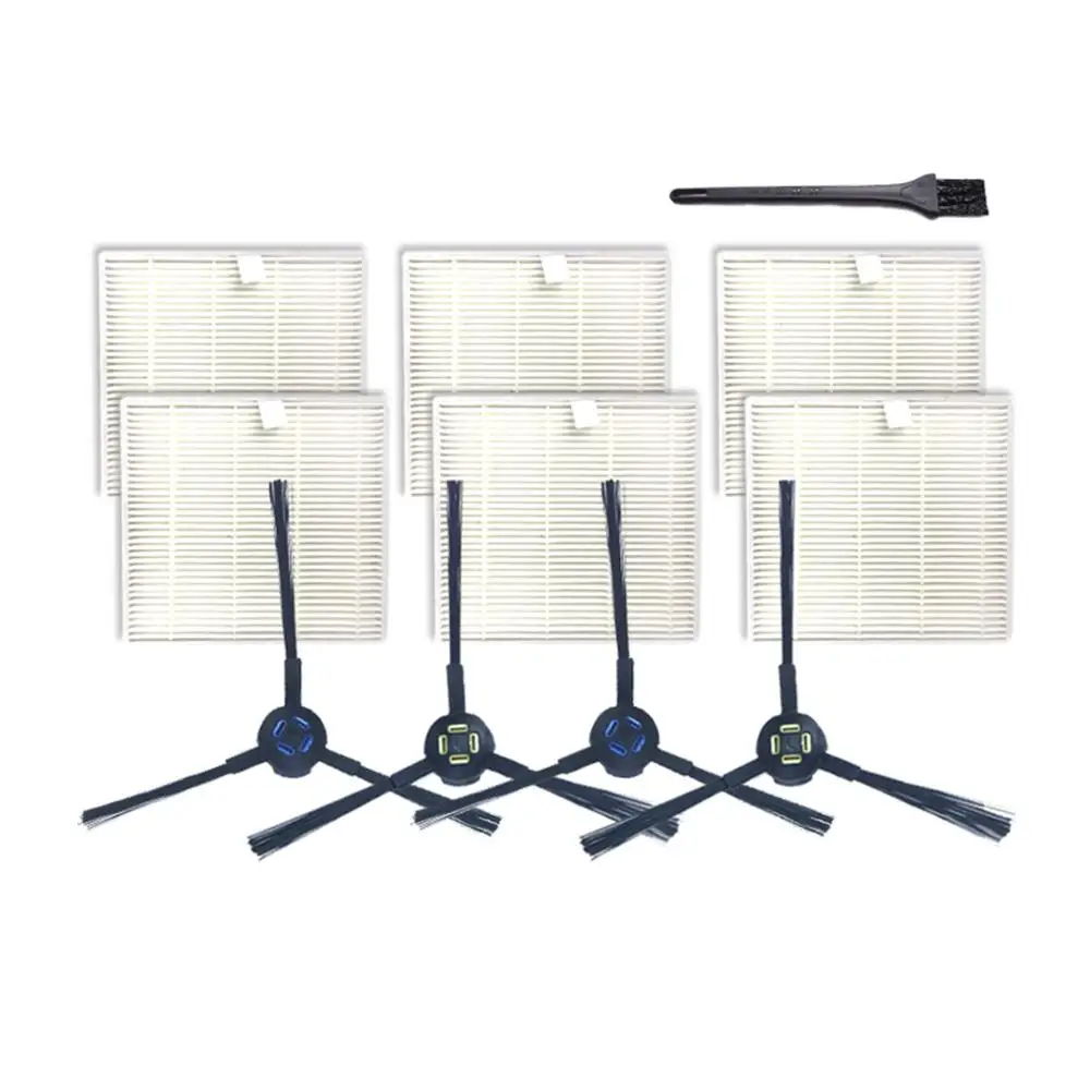 

acuum Cleaner Replacements Filters Side Brush Dust Cloth Kits For ILIFE V8s Robot