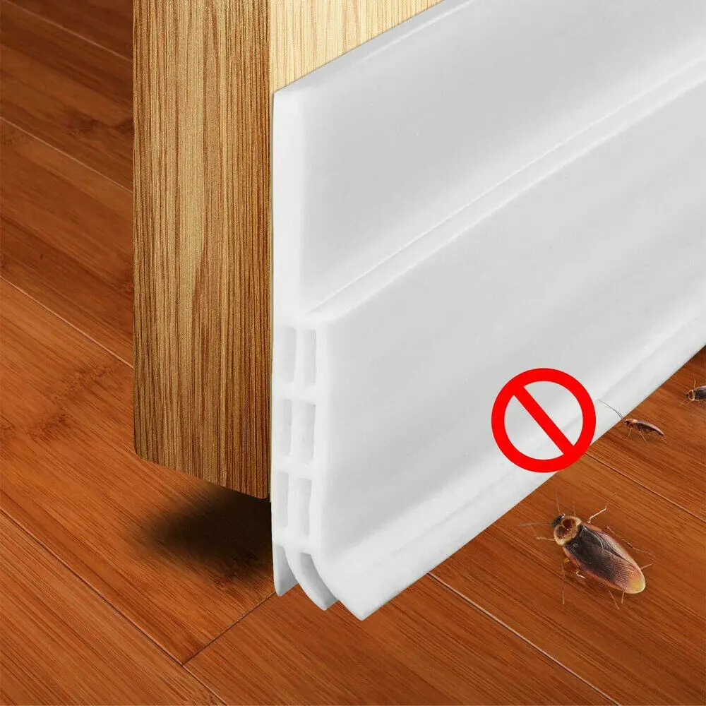 

Draught Excluder Draft Weather Seal Strip Under Door Bottom Bugs Window Stopper