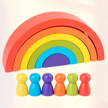 

1 Set of Kids Blocks Stacking Games Toy for Home Kids Children