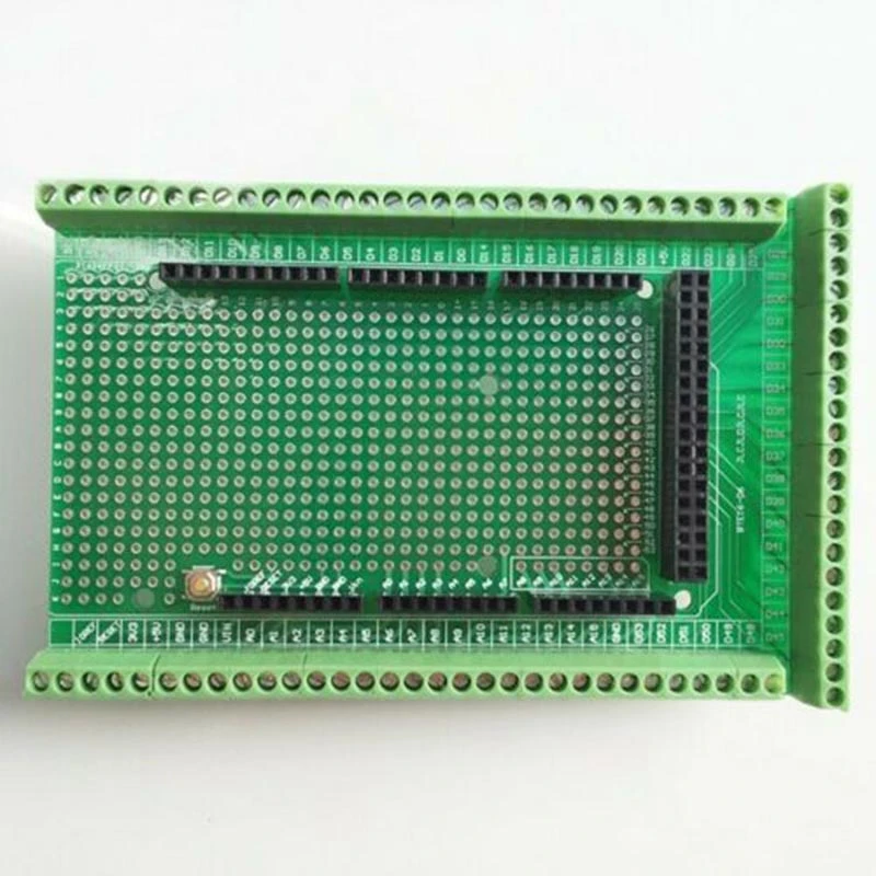 Двухсторонний прототип печатной платы клеммный блок щит комплект для MEGA-2560 Плата расширения