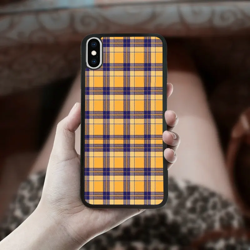 pattern 11 5,8 дюймов противоударный чехол для мобильного телефона с рисунком для iphone X XS чехол s цветной клетчатый цветочный - Цвет: pattern 11