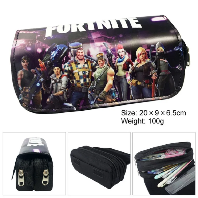 

Cartoon pencil case Pencil Cover Pencilcase Canvas School Supplies Cartoon Pen Case Pencil Box Cute Stationery Kutu fornite