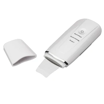 

Ultrasonic Skin Scrubber Deep Cleaning Face Scrubber Vibrating Facial Cleansing Skin Spatula Peeling Beauty Instrument Device