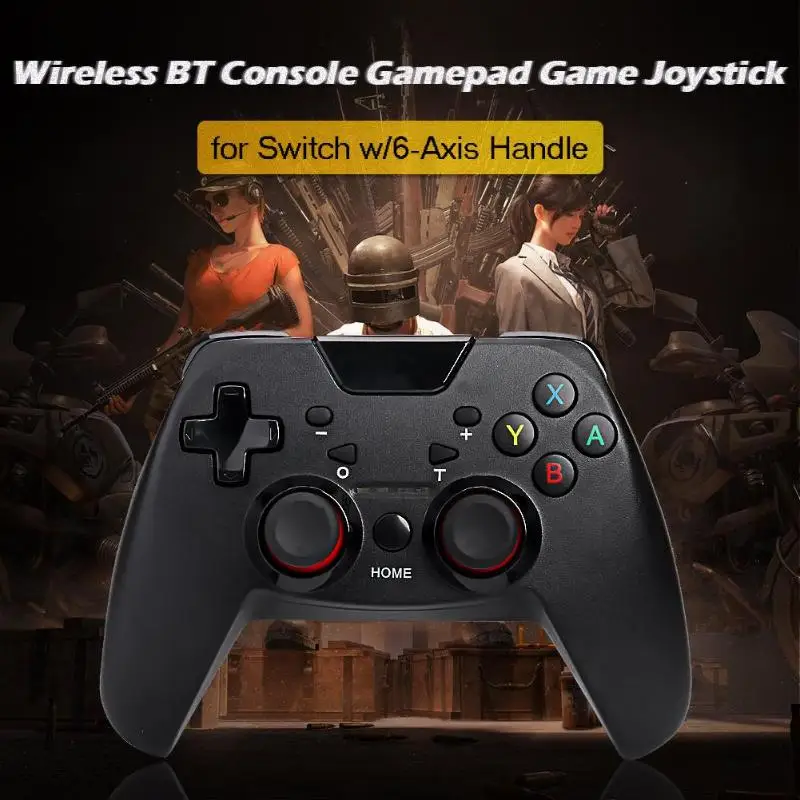 Новый Беспроводной консоль Bluetooth геймпад игрового джойстика Nintendo Switch w/6-Axis ручка с скриншоты вибрации шесть осей Поддержка ПК