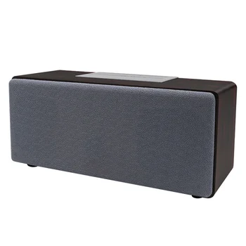 

Wireless Speaker Portable Bluetooth Speaker with Sound System Wooden Case for Tablet Laptop Xiaomi(Black)