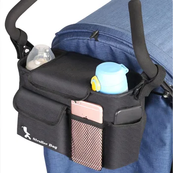 

Baby Stroller Accessories Big Space Baby Stroller Bag Multifunctional Hanging Back Universal Type Baby Carriage Bag for Baby Mom