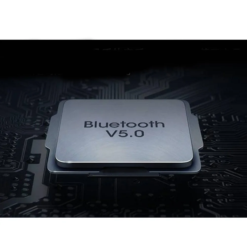 Беспроводной приемник Bluetooth 5,0, черные наушники, музыкальный мини-светильник, преобразователь, аудио передатчик, быстрая зарядка, 5G адаптеры