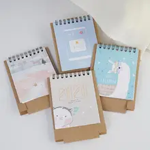 Креативный крафт-календарь, год, милый мультяшный настольный календарь, мини настольный органайзер, план, школьные офисные принадлежности