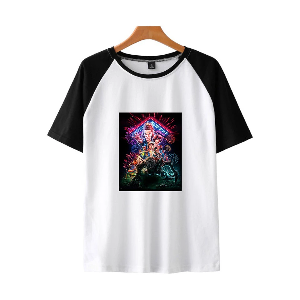 2019  Monster story splice  Print Animal Cool Funny T-Shirt Men Short Sleeve Summer Tops T Shirt Tshirt Male Fashion Male 4XL