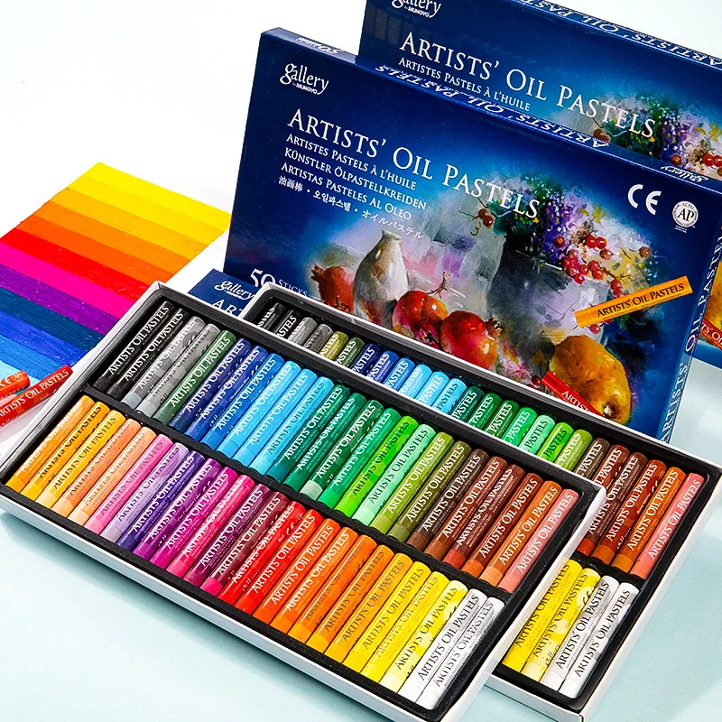 Xsyoo-lápices de colores Pastel con forma cuadrada, juego de lápices de  colores para dibujar, útiles escolares para estudiantes y niños, 12/24  colores