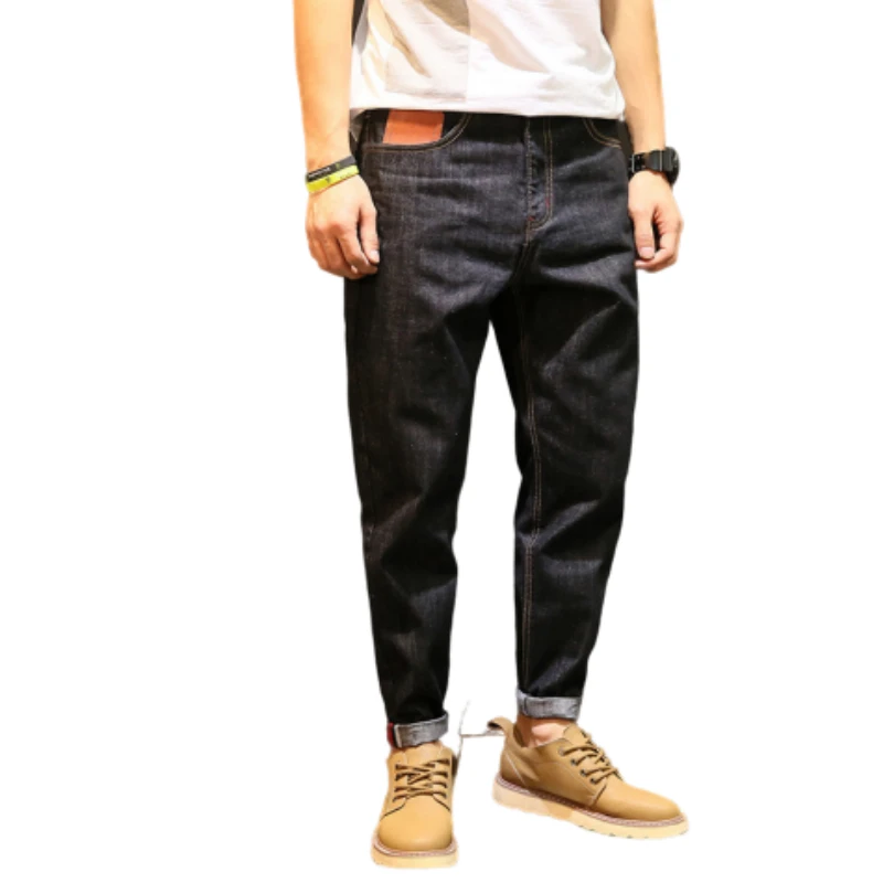 Autumn Mens Loose Plus Size Harem Pants Retro Style Casual Fashion Black Jeans Men Pencil Pants Streetwear Male Stretch Trousers Autumn Mens Loose Plus Size Harem Pants Retro Style Casual Fashion Black Jeans Men Pencil Pants Streetwear Male Stretch Trousers