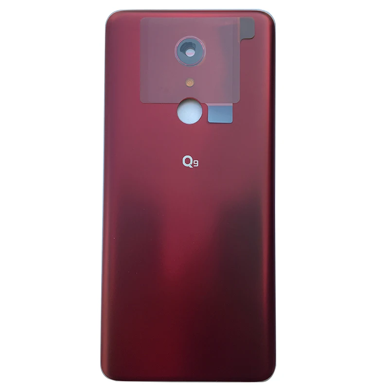 Для LG Q9 задняя крышка корпуса батареи задняя крышка с объективом камеры+ логотип