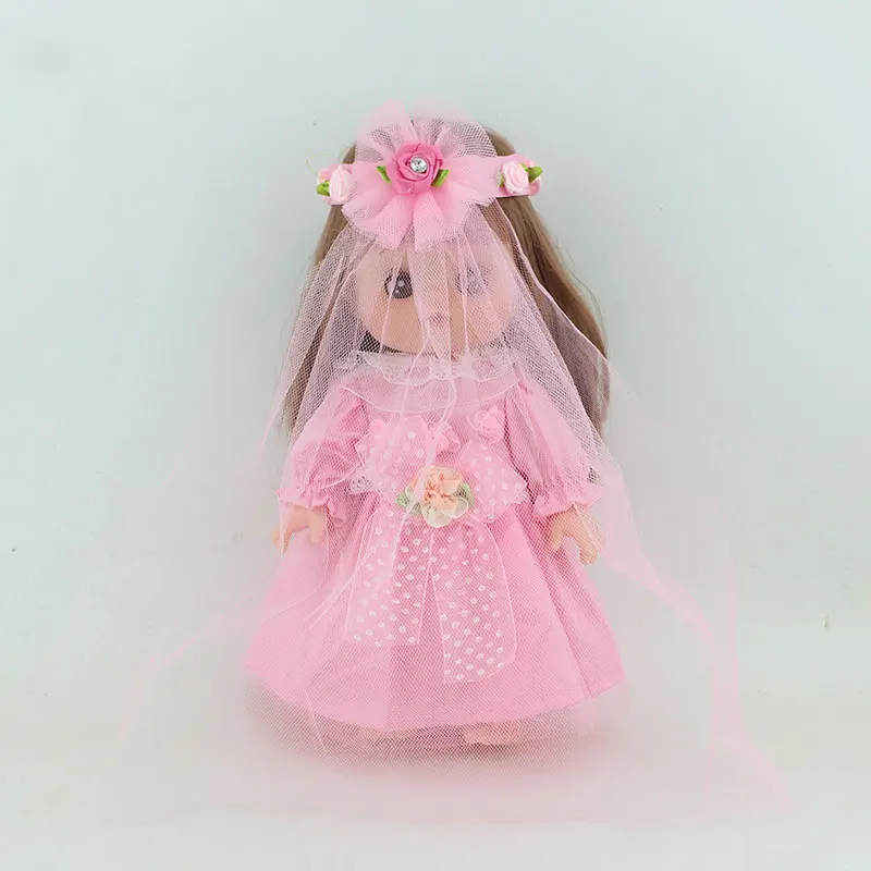 Прекрасный полосатый комбинезон для 25 см Mellchan Baby Doll Одежда Аксессуары