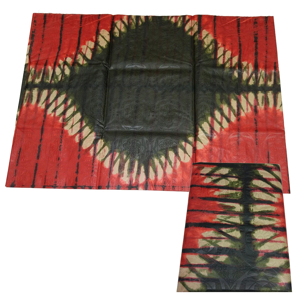Готический принт высокое качество Анкара воск ткань тиснение галстук-краситель Ткань 5 ярдов