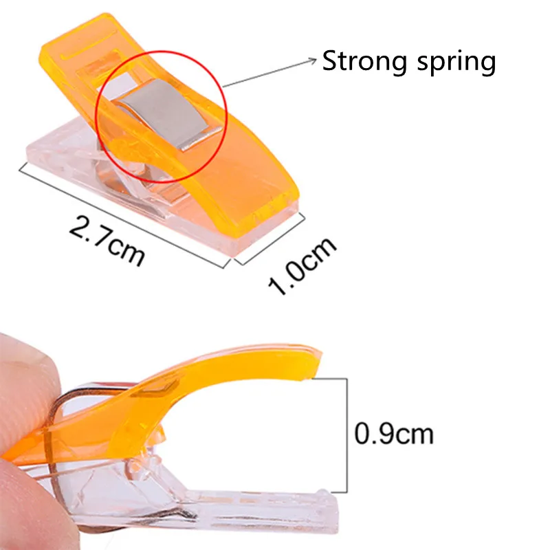 20/10 PCS Sewing Clips Garment Clips Multipurpose Colorful Clothing Pin Positioning Patchwork Knitting Safety Clamps Sewing Tool