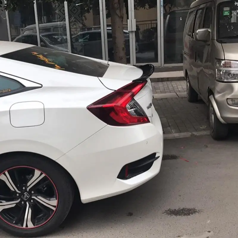 Автомобильные автозапчасти внешние украшения аксессуары модифицированные Спойлеры крыльев 16 17 18 для Honda Civic - Цвет: MODEL G