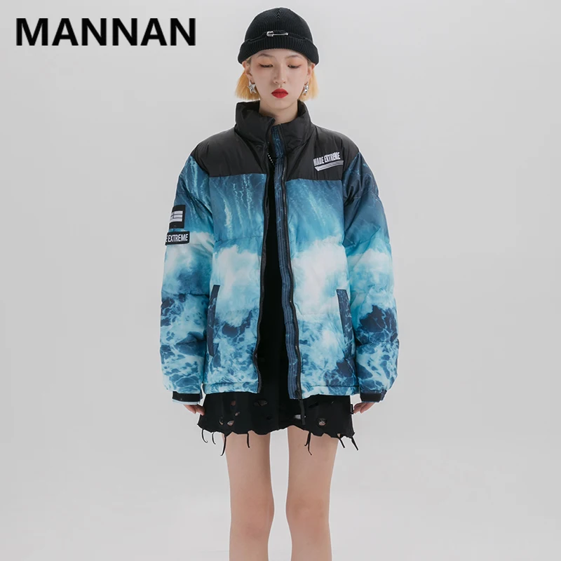 MANNAN,, Мужская Уличная одежда, хип-хоп, пэчворк, желтые куртки, одежда с хлопковой подкладкой, толстые зимние мужские повседневные куртки и пальто
