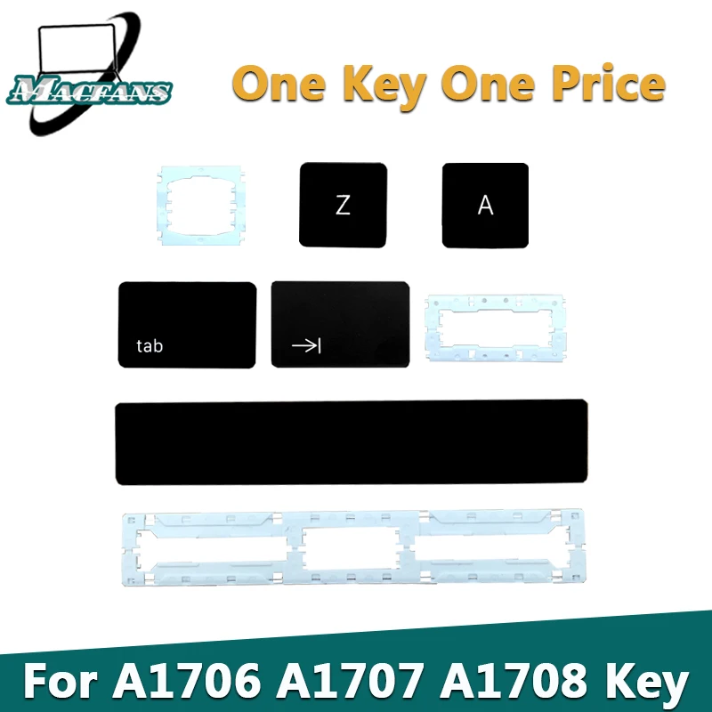 Новый A1706 Keycap для MacBook Pro 15 &quotA1707 A1708 Key One Black Butterfly Clip 2016 2017 US UK Макет замены ключа