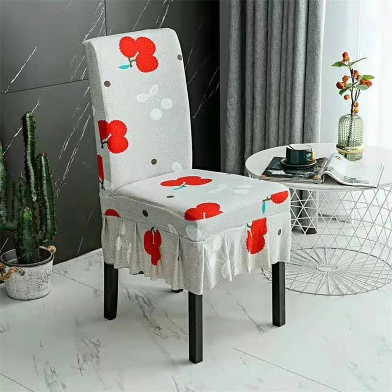 Elasticity Restaurant Chair Dust Cover Siamese Chair Protective Cover Hotel Meeting Room Universal Fashion Protective Case E1215