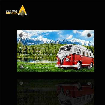 

THE display stand for lego T1 Camper Car Van custom acrylic Licence brand