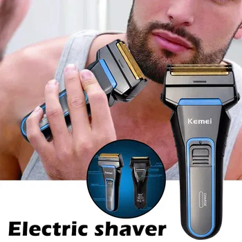 

Quick Charge Electric Shaver Multi Double Reciprocating Shaver Beard Trimmer Triple Shaving Razor with Sideburns Trimmer #0903