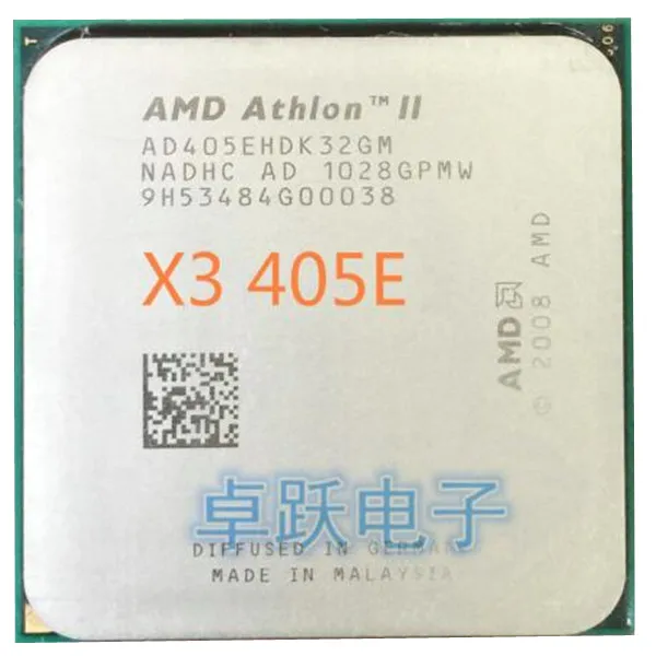 AMD Athlon II X3 405e настольный процессор 2 3 Ghz Socket AM3 938 scrbored pieces Бесплатная доставка |