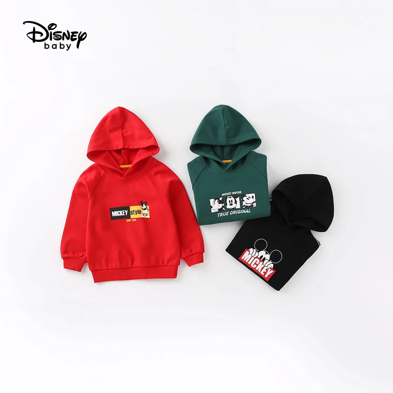 

Disney Baby Children's Wear Children's and Boys' Knitted Hat Wear 2019 Autumn New Leisure Cartoon Jacket Kids Hoodies Hoodies