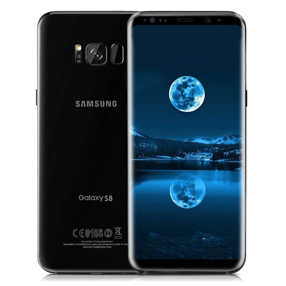 Мобильный телефон Verizon samsung Galaxy S8 G950U, 4G LTE Snapdragon 835, четыре ядра, 4 Гб ОЗУ, 64 ГБ, 5,8 дюйма, NFC, 12 МП, телефон G950V