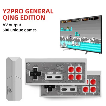 

Cewwal USB Wireless Handheld TV Video Game Console Build In 600 Classic Game 8 Bit Mini Video Console Support AV/HDMI Output