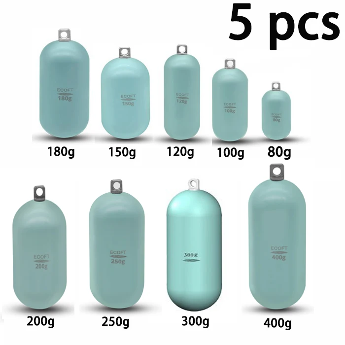 

5 pcs hook remover steel manganese alloy fishing pendant environmental protection cylindrical plumb fishing weights Lead sinkers