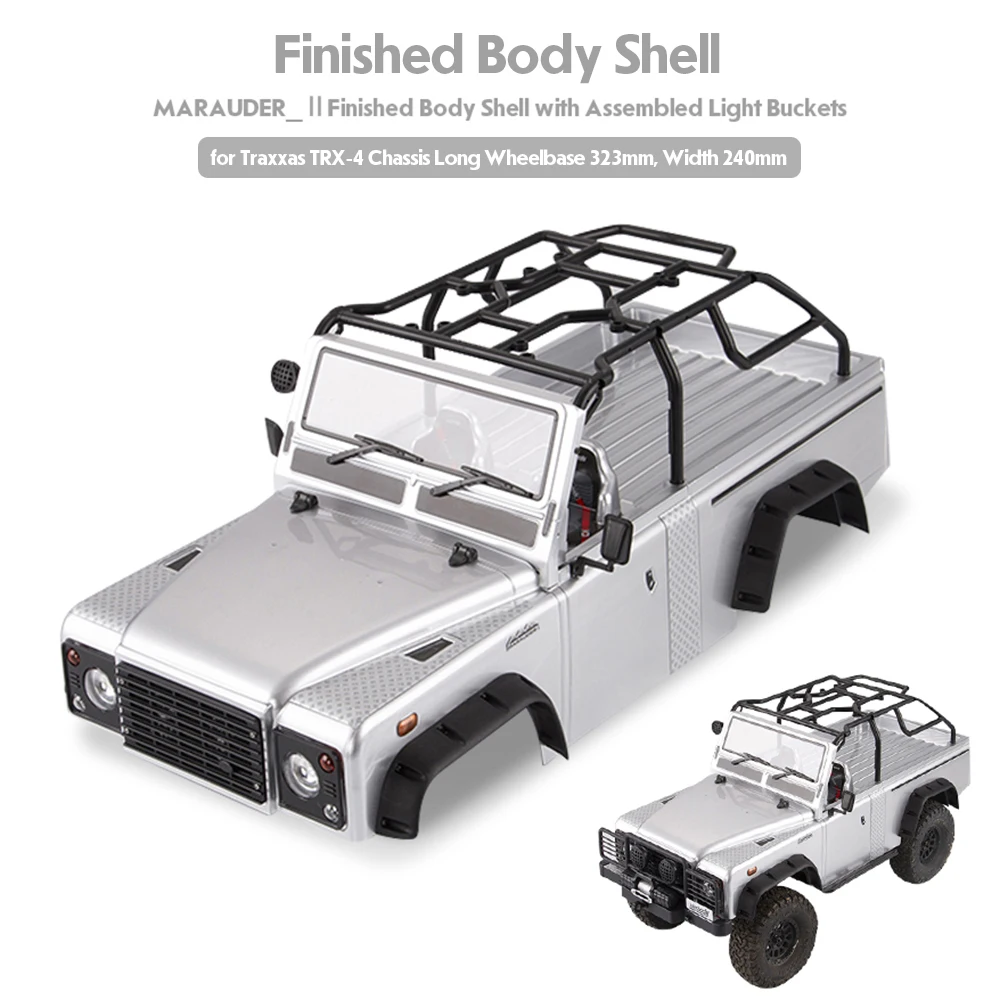 Комплект ракушек для радиоуправляемого кузова Killerbody MARAUDER _ II с легкими ведрами