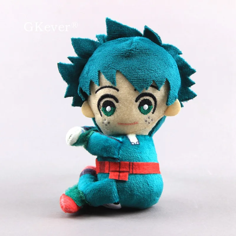 Мой герой Bakugou Academy маленький талисман Kawaii милые мягкие игрушки Midoriya izku 14 см милый плюшевый кулон сумка аксессуар - Цвет: Midoriya Izuku