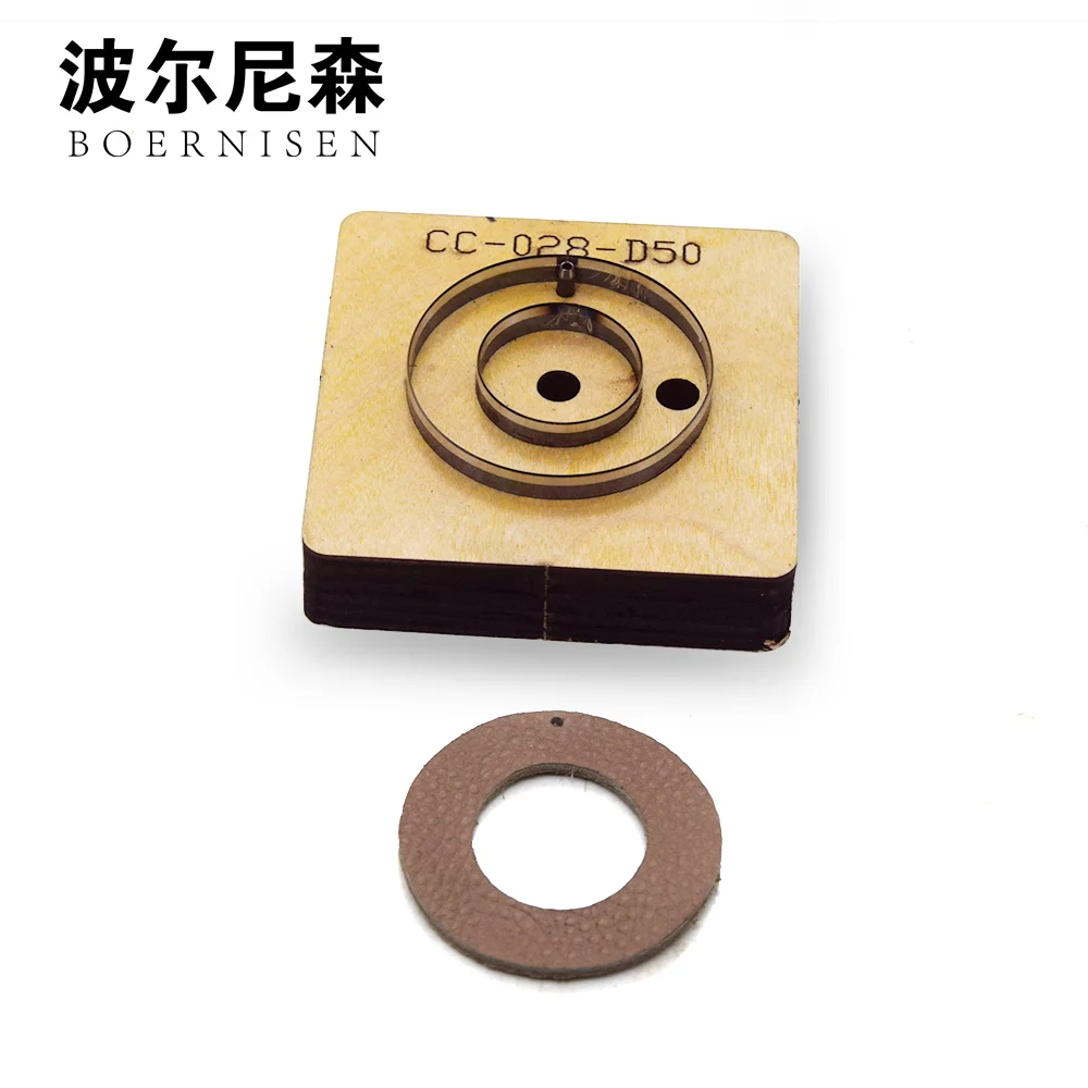 

New Japanese steel blade round die-cut steel perforated blade earrings cutting mold leather craft leather cutter wood mold 2019