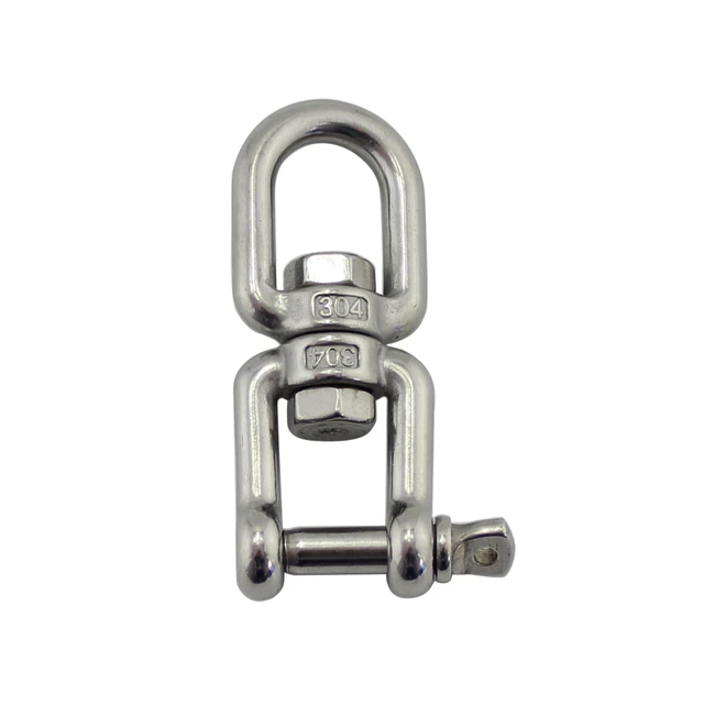 Stainless Steel 316 Swivel Shackle 10mm Eye&jaw End Swivel Hardware  Accessories Boat Fishing Accessories Marine