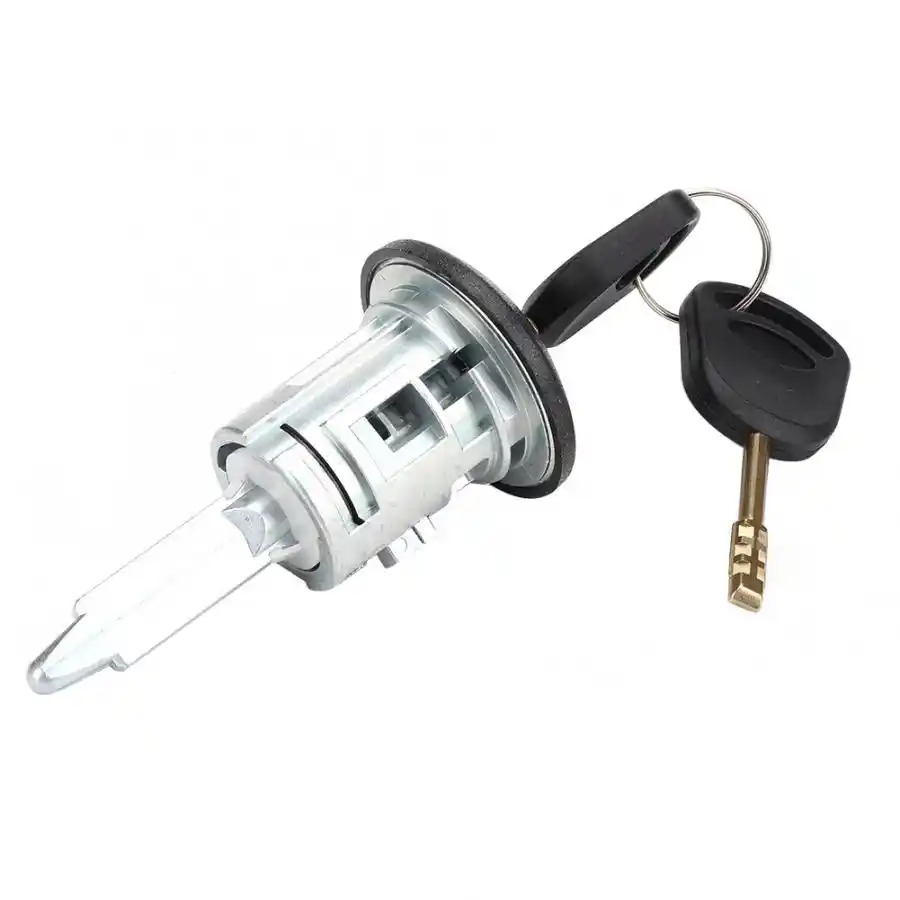 Front Right Door Lock Barrel with 2 Key for T-ransit MK6 MK7 4060638 2000-2014 Driver Side Latch