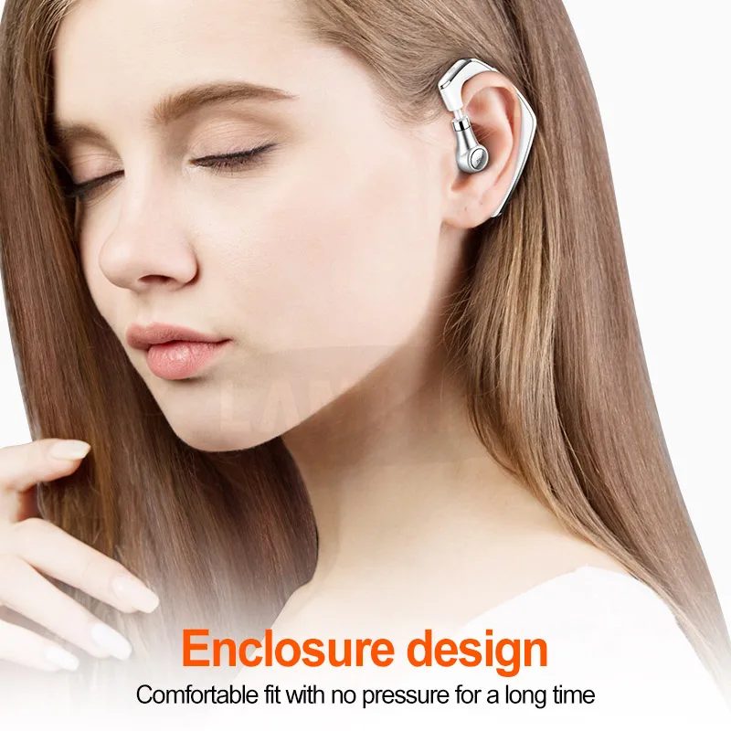 Универсальные беспроводные Bluetooth наушники Bluetooth гарнитура для вождения Спортивные Беспроводные наушники истинные беспроводные деловые наушники