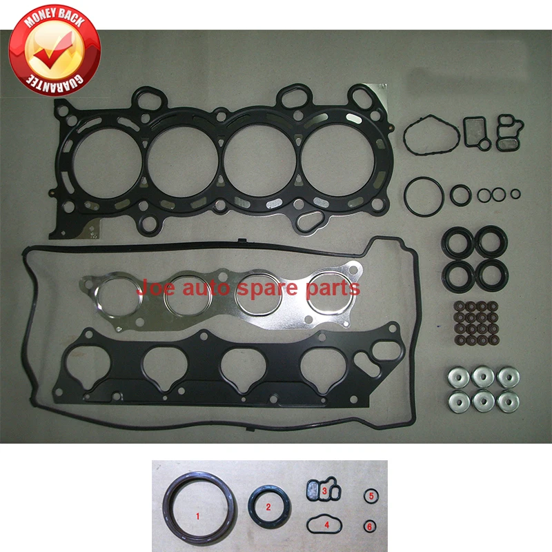 Полный комплект прокладок двигателя K24A4 для Honda accord VIII VII /ODYSSEY 2.4L 2354cc 2003 2009 50308300 06110