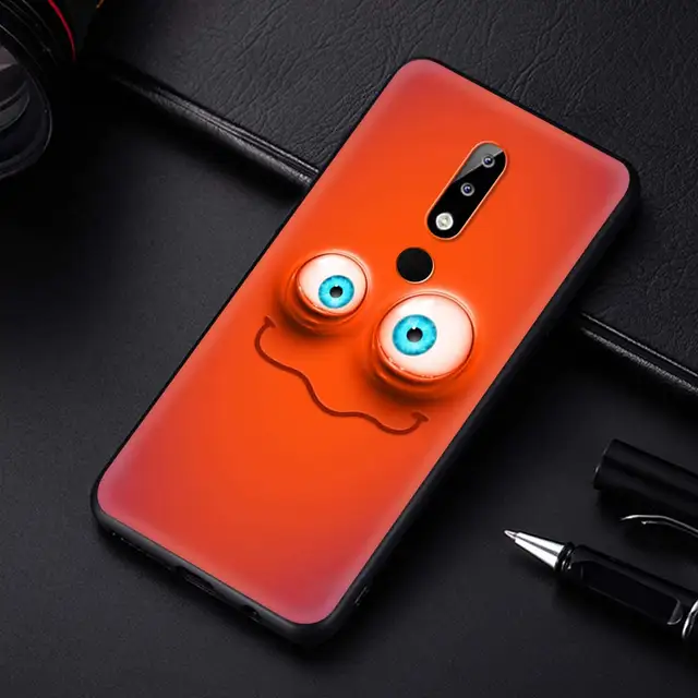 Funny Face Silicone Phone Case For Nokia C10 G10 5.4 7.2 3.4 5.3 2.3 3.2 8.3 2.4 X10 X20 G20 C20 2.2 Fundas Cover B09