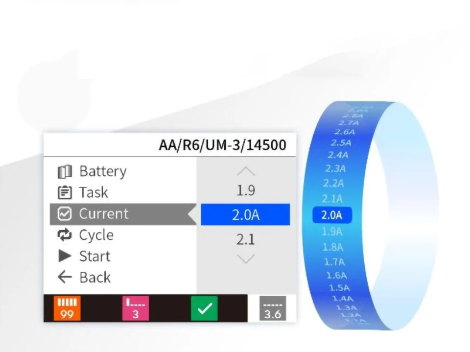 ISDT C4 8A сенсорный экран Смарт зарядное устройство экран с USB выходом для 18650 26650 AA AAA батарея NiMH батарея для RC режим