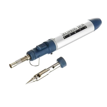 

3 In 1 Cordless Butane Soldering Iron Torch Kit Manual Ignition Tool LKS99